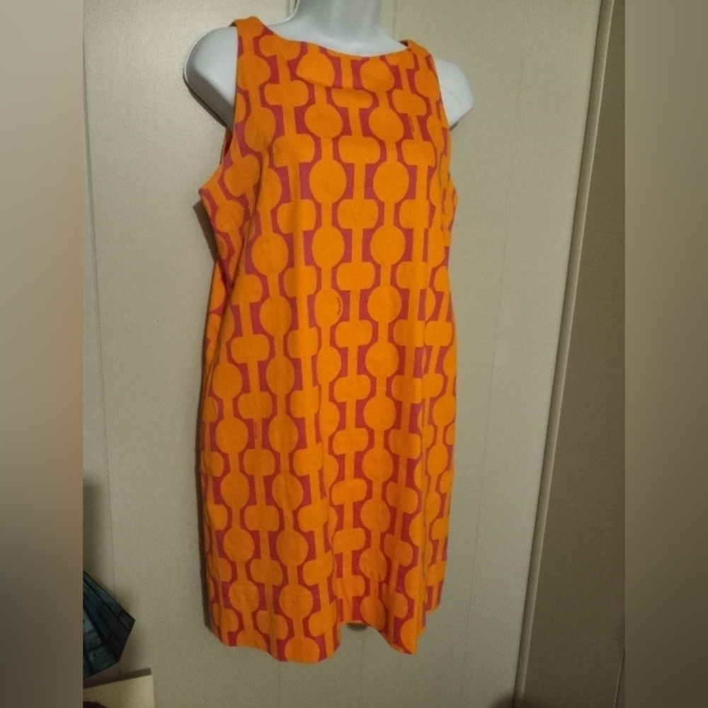 Gretchen Scott Designs  Sleeveless cotton dress sz S.